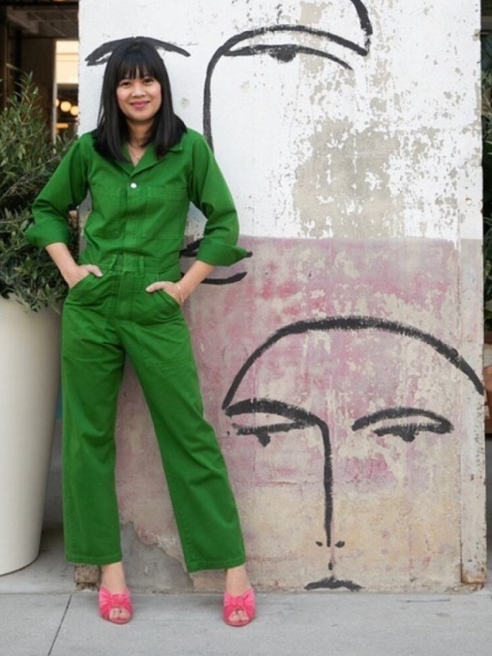 Big Bud Press Bright Green Utility Jumpsuit